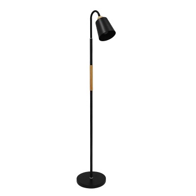 GLOBOSTAR® RIBBON 01585 Μοντέρνο Επιδαπέδιο Φωτιστικό με Ντουί 1 x E27 AC 220-240V IP20 - Μαύρο & Μπεζ - Μ13 x Π13 x Υ164cm GLOBOSTAR® RIBBON 01585 Μοντέρνο Επιδαπέδιο Φωτιστικό με Ντουί 1 x E27 AC 220-240V IP20 - Μαύρο & Μπεζ - Μ13 x Π13 x Υ164cm