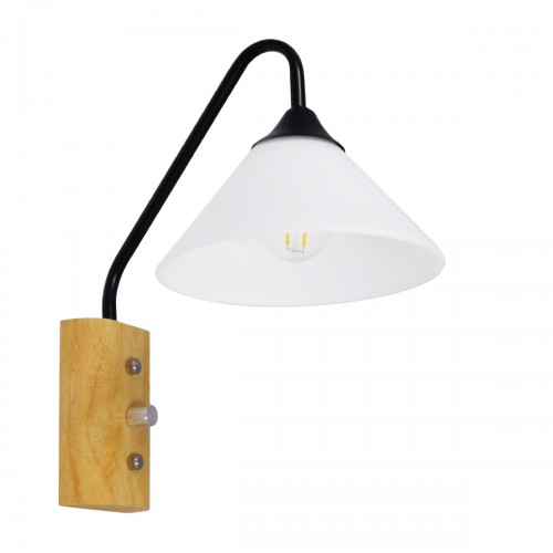 GLOBOSTAR® ALESSIA 01457 Μοντέρνο Φωτιστικό Τοίχου - Απλίκα με Ντουί 1 x E27 AC 220-240V IP20 - Μπεζ & Μαύρο - Μ18 x Π26 x Υ29cm GLOBOSTAR® ALESSIA 01457 Μοντέρνο Φωτιστικό Τοίχου - Απλίκα με Ντουί 1 x E27 AC 220-240V IP20 - Μπεζ & Μαύρο - Μ18 x Π26 x Υ29cm