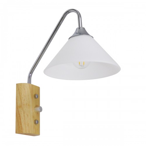 GLOBOSTAR® ALESSIA 01459 Μοντέρνο Φωτιστικό Τοίχου - Απλίκα με Ντουί 1 x E27 AC 220-240V IP20 - Μπεζ & Ασημί - Μ18 x Π26 x Υ29cm GLOBOSTAR® ALESSIA 01459 Μοντέρνο Φωτιστικό Τοίχου - Απλίκα με Ντουί 1 x E27 AC 220-240V IP20 - Μπεζ & Ασημί - Μ18 x Π26 x Υ29cm
