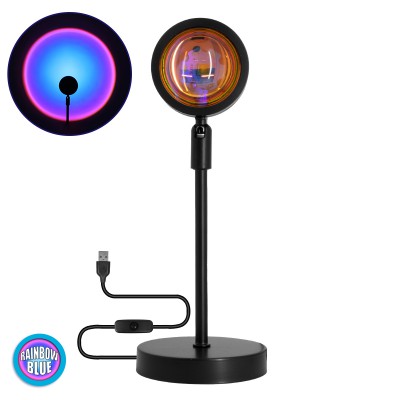GloboStar® 00812 Επιτραπέζιο Φωτιστικό Πορτατίφ LED 12W 600lm 180° DC 5V IP20 Μπλε - Μωβ - Ροζ RAINBOW EFFECT Μαύρο Μέταλλο με Διάφανο Πλαστικό - Μ10 x Π10 x Υ26.5cm - 2 Xρόνια Εγγύηση GloboStar® 00812 Επιτραπέζιο Φωτιστικό Πορτατίφ LED 12W 600lm 180° DC 5V IP20 Μπλε - Μωβ - Ροζ RAINBOW EFFECT Μαύρο Μέταλλο με Διάφανο Πλαστικό - Μ10 x Π10 x Υ26.5cm - 2 Xρόνια Εγγύηση