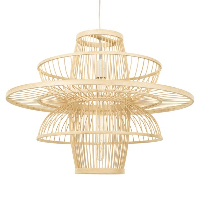 GLOBOSTAR® BALI 00862 Boho Κρεμαστό Φωτιστικό Οροφής με Ντουί 1 x E27 AC 220-240V IP20 - Μπεζ - Μ60 x Π60 x Υ45cm GLOBOSTAR® BALI 00862 Boho Κρεμαστό Φωτιστικό Οροφής με Ντουί 1 x E27 AC 220-240V IP20 - Μπεζ - Μ60 x Π60 x Υ45cm