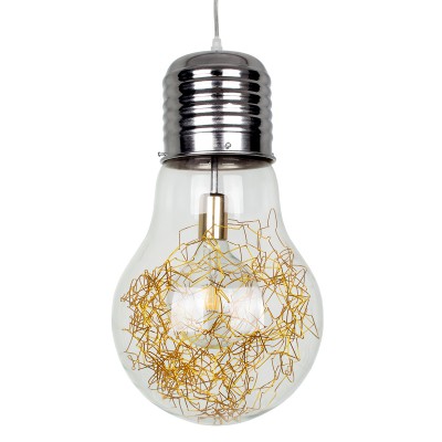 GLOBOSTAR® LAMP 00808 Μοντέρνο Κρεμαστό Φωτιστικό Οροφής με Ντουί 1 x E27 AC 220-240V IP20 - Πολύχρωμο - Μ30 x Π30 x Υ52cm GLOBOSTAR® LAMP 00808 Μοντέρνο Κρεμαστό Φωτιστικό Οροφής με Ντουί 1 x E27 AC 220-240V IP20 - Πολύχρωμο - Μ30 x Π30 x Υ52cm