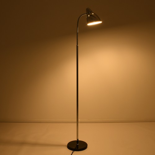 GloboStar® VERSA 00831 Μοντέρνο Επιδαπέδιο Φωτιστικό Μονόφωτο 1 x E27 IP20 Ασημί Μέταλλο με Μαύρο Μάρμαρο - Μ15 x Π15 x Υ155cm GloboStar® VERSA 00831 Μοντέρνο Επιδαπέδιο Φωτιστικό Μονόφωτο 1 x E27 IP20 Ασημί Μέταλλο με Μαύρο Μάρμαρο - Μ15 x Π15 x Υ155cm
