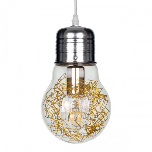 GLOBOSTAR® LAMP 00807 Μοντέρνο Κρεμαστό Φωτιστικό Οροφής με Ντουί 1 x E27 AC 220-240V IP20 - Πολύχρωμο - Μ15 x Π15 x Υ27cm GLOBOSTAR® LAMP 00807 Μοντέρνο Κρεμαστό Φωτιστικό Οροφής με Ντουί 1 x E27 AC 220-240V IP20 - Πολύχρωμο - Μ15 x Π15 x Υ27cm