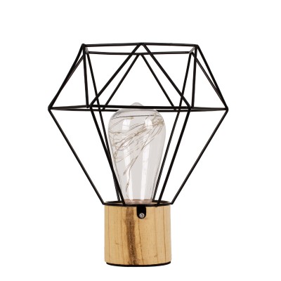 GloboStar® ANTLER 01441 Επιτραπέζιο Φωτιστικό Πορτατίφ LED -W -lm -° DC 5V IP20 Θερμό Λευκό 3000K Μαύρο Μέταλλο με Μπεζ Ξύλο - Μ19 x Π19 x Υ23cm - 2 Xρόνια Εγγύηση GloboStar® ANTLER 01441 Επιτραπέζιο Φωτιστικό Πορτατίφ LED -W -lm -° DC 5V IP20 Θερμό Λευκό 3000K Μαύρο Μέταλλο με Μπεζ Ξύλο - Μ19 x Π19 x Υ23cm - 2 Xρόνια Εγγύηση