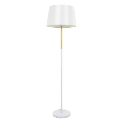 GLOBOSTAR® CEDAR 00828 Μοντέρνο Επιδαπέδιο Φωτιστικό με Ντουί 1 x E27 AC 220-240V IP20 - Λευκό & Μπεζ - Μ40 x Π40 x Υ148cm GLOBOSTAR® CEDAR 00828 Μοντέρνο Επιδαπέδιο Φωτιστικό με Ντουί 1 x E27 AC 220-240V IP20 - Λευκό & Μπεζ - Μ40 x Π40 x Υ148cm