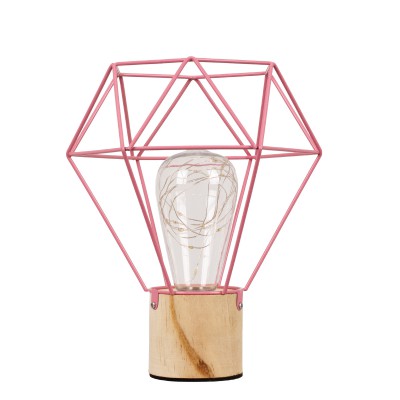 GloboStar® ANTLER 01442 Επιτραπέζιο Φωτιστικό Πορτατίφ LED -W -lm -° DC 5V IP20 Θερμό Λευκό 3000K Ροζ Μέταλλο με Μπεζ Ξύλο - Μ19 x Π19 x Υ23cm - 2 Xρόνια Εγγύηση GloboStar® ANTLER 01442 Επιτραπέζιο Φωτιστικό Πορτατίφ LED -W -lm -° DC 5V IP20 Θερμό Λευκό 3000K Ροζ Μέταλλο με Μπεζ Ξύλο - Μ19 x Π19 x Υ23cm - 2 Xρόνια Εγγύηση