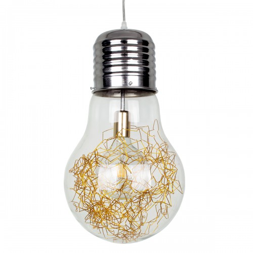 GLOBOSTAR® LAMP 00808 Μοντέρνο Κρεμαστό Φωτιστικό Οροφής με Ντουί 1 x E27 AC 220-240V IP20 - Πολύχρωμο - Μ30 x Π30 x Υ52cm GLOBOSTAR® LAMP 00808 Μοντέρνο Κρεμαστό Φωτιστικό Οροφής με Ντουί 1 x E27 AC 220-240V IP20 - Πολύχρωμο - Μ30 x Π30 x Υ52cm