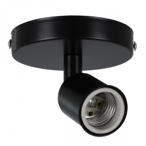 GLOBOSTAR® SARA 00843 Μοντέρνο Φωτιστικό Οροφής με Ντουί 1 x E27 AC 220-240V IP20 - Μαύρο - Μ10 x Π10 x Υ10.3cm GLOBOSTAR® SARA 00843 Μοντέρνο Φωτιστικό Οροφής με Ντουί 1 x E27 AC 220-240V IP20 - Μαύρο - Μ10 x Π10 x Υ10.3cm