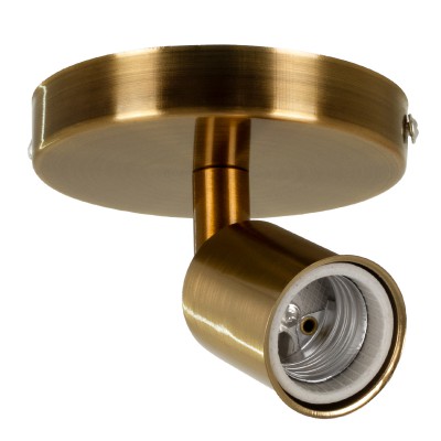 GLOBOSTAR® SARA 00846 Μοντέρνο Φωτιστικό Οροφής με Ντουί 1 x E27 AC 220-240V IP20 - Μπρούτζινο & Χρυσό - Μ10 x Π10 x Υ10.3cm GLOBOSTAR® SARA 00846 Μοντέρνο Φωτιστικό Οροφής με Ντουί 1 x E27 AC 220-240V IP20 - Μπρούτζινο & Χρυσό - Μ10 x Π10 x Υ10.3cm