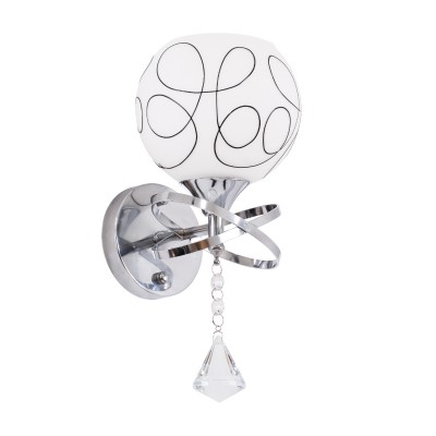 GLOBOSTAR® CANTER 00634 Μοντέρνο Φωτιστικό Τοίχου - Απλίκα με Ντουί 1 x E27 AC 220-240V IP20 - Ασημί & Λευκό - Μ14 x Π15 x Υ30cm GLOBOSTAR® CANTER 00634 Μοντέρνο Φωτιστικό Τοίχου - Απλίκα με Ντουί 1 x E27 AC 220-240V IP20 - Ασημί & Λευκό - Μ14 x Π15 x Υ30cm