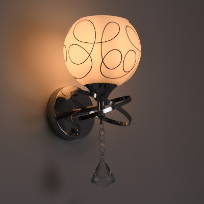 GLOBOSTAR® CANTER 00634 Μοντέρνο Φωτιστικό Τοίχου - Απλίκα με Ντουί 1 x E27 AC 220-240V IP20 - Ασημί & Λευκό - Μ14 x Π15 x Υ30cm GLOBOSTAR® CANTER 00634 Μοντέρνο Φωτιστικό Τοίχου - Απλίκα με Ντουί 1 x E27 AC 220-240V IP20 - Ασημί & Λευκό - Μ14 x Π15 x Υ30cm