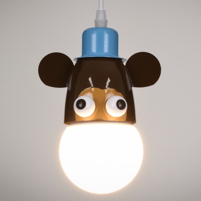 GLOBOSTAR® MONKEY 00640 Παιδικό Κρεμαστό Φωτιστικό Οροφής με Ντουί 1 x E27 AC 220-240V IP20 - Πολύχρωμο - Μ14.5 x Π10.5 x Υ13.5cm GLOBOSTAR® MONKEY 00640 Παιδικό Κρεμαστό Φωτιστικό Οροφής με Ντουί 1 x E27 AC 220-240V IP20 - Πολύχρωμο - Μ14.5 x Π10.5 x Υ13.5cm