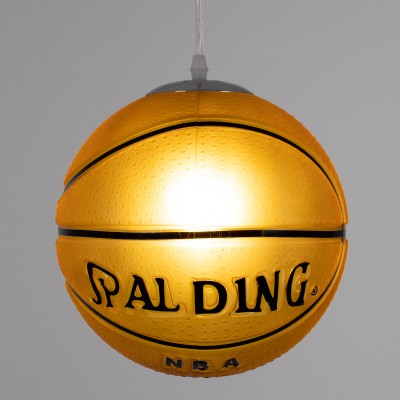 GLOBOSTAR® SPALDING NBA 00649 Παιδικό Κρεμαστό Φωτιστικό Οροφής με Ντουί 1 x E27 AC 220-240V IP20 - Πορτοκαλί & Μαύρο - Μ25 x Π25 x Υ25cm GLOBOSTAR® SPALDING NBA 00649 Παιδικό Κρεμαστό Φωτιστικό Οροφής με Ντουί 1 x E27 AC 220-240V IP20 - Πορτοκαλί & Μαύρο - Μ25 x Π25 x Υ25cm