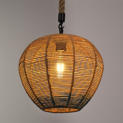 GloboStar® SIMON 00726 Vintage Κρεμαστό Φωτιστικό Οροφής Μονόφωτο 1 x E27 Μπεζ - Μπλε Καμπάνα με Σχοινί Φ30 x Υ30cm Διακόσμηση - Φωτισμός - Χαλιά GloboStar® SIMON 00726 Vintage Κρεμαστό Φωτιστικό Οροφής Μονόφωτο 1 x E27 Μπεζ - Μπλε Καμπάνα με Σχοινί Φ30 x Υ30cm Διακόσμηση - Φωτισμός - Χαλιά