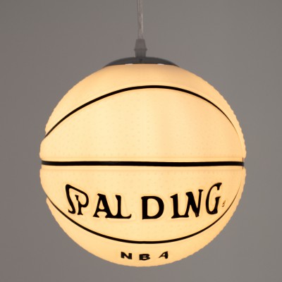 GLOBOSTAR® SPALDING NBA 01031 Παιδικό Κρεμαστό Φωτιστικό Οροφής με Ντουί 1 x E27 AC 220-240V IP20 - Λευκό & Μαύρο - Μ25 x Π25 x Υ25cm GLOBOSTAR® SPALDING NBA 01031 Παιδικό Κρεμαστό Φωτιστικό Οροφής με Ντουί 1 x E27 AC 220-240V IP20 - Λευκό & Μαύρο - Μ25 x Π25 x Υ25cm