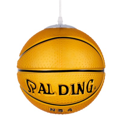 GLOBOSTAR® SPALDING NBA 00649 Παιδικό Κρεμαστό Φωτιστικό Οροφής με Ντουί 1 x E27 AC 220-240V IP20 - Πορτοκαλί & Μαύρο - Μ25 x Π25 x Υ25cm GLOBOSTAR® SPALDING NBA 00649 Παιδικό Κρεμαστό Φωτιστικό Οροφής με Ντουί 1 x E27 AC 220-240V IP20 - Πορτοκαλί & Μαύρο - Μ25 x Π25 x Υ25cm