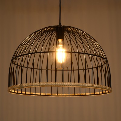 GloboStar® NEVIS 00681 Μοντέρνο Κρεμαστό Φωτιστικό Οροφής Μονόφωτο 1 x E27 Μαύρο Μεταλλικό Καμπάνα Πλέγμα Φ49 x Υ34.5cm Διακόσμηση - Φωτισμός - Χαλιά GloboStar® NEVIS 00681 Μοντέρνο Κρεμαστό Φωτιστικό Οροφής Μονόφωτο 1 x E27 Μαύρο Μεταλλικό Καμπάνα Πλέγμα Φ49 x Υ34.5cm Διακόσμηση - Φωτισμός - Χαλιά
