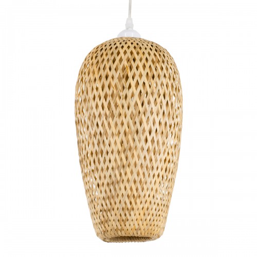 GLOBOSTAR® SAN TROPEZ 00764 Boho Κρεμαστό Φωτιστικό Οροφής με Ντουί 1 x E27 AC 220-240V IP20 - Μπεζ - Μ19 x Π19 x Υ42cm GLOBOSTAR® SAN TROPEZ 00764 Boho Κρεμαστό Φωτιστικό Οροφής με Ντουί 1 x E27 AC 220-240V IP20 - Μπεζ - Μ19 x Π19 x Υ42cm