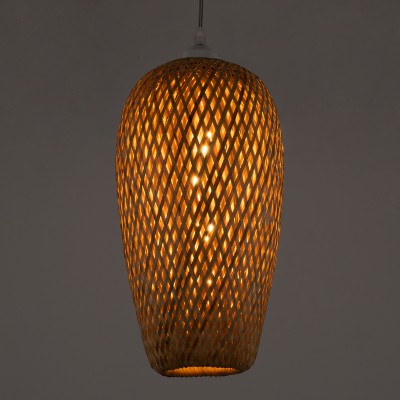 GLOBOSTAR® SAN TROPEZ 00764 Boho Κρεμαστό Φωτιστικό Οροφής με Ντουί 1 x E27 AC 220-240V IP20 - Μπεζ - Μ19 x Π19 x Υ42cm GLOBOSTAR® SAN TROPEZ 00764 Boho Κρεμαστό Φωτιστικό Οροφής με Ντουί 1 x E27 AC 220-240V IP20 - Μπεζ - Μ19 x Π19 x Υ42cm
