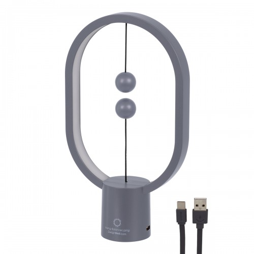 GloboStar® 76545 Επιτραπέζιο Φωτιστικό Πορτατίφ LED 15W 1500lm 360° DC 5V IP20 Θερμό Λευκό 2700K Γκρι & Λευκό Πλαστικό - Μ14 x Π5.5 x Υ24.8cm - 2 Xρόνια Εγγύηση GloboStar® 76545 Επιτραπέζιο Φωτιστικό Πορτατίφ LED 15W 1500lm 360° DC 5V IP20 Θερμό Λευκό 2700K Γκρι & Λευκό Πλαστικό - Μ14 x Π5.5 x Υ24.8cm - 2 Xρόνια Εγγύηση