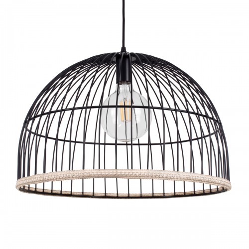 GloboStar® NEVIS 00681 Μοντέρνο Κρεμαστό Φωτιστικό Οροφής Μονόφωτο 1 x E27 Μαύρο Μεταλλικό Καμπάνα Πλέγμα Φ49 x Υ34.5cm Διακόσμηση - Φωτισμός - Χαλιά GloboStar® NEVIS 00681 Μοντέρνο Κρεμαστό Φωτιστικό Οροφής Μονόφωτο 1 x E27 Μαύρο Μεταλλικό Καμπάνα Πλέγμα Φ49 x Υ34.5cm Διακόσμηση - Φωτισμός - Χαλιά