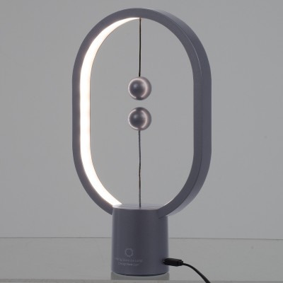 GloboStar® 76545 Επιτραπέζιο Φωτιστικό Πορτατίφ LED 15W 1500lm 360° DC 5V IP20 Θερμό Λευκό 2700K Γκρι & Λευκό Πλαστικό - Μ14 x Π5.5 x Υ24.8cm - 2 Xρόνια Εγγύηση GloboStar® 76545 Επιτραπέζιο Φωτιστικό Πορτατίφ LED 15W 1500lm 360° DC 5V IP20 Θερμό Λευκό 2700K Γκρι & Λευκό Πλαστικό - Μ14 x Π5.5 x Υ24.8cm - 2 Xρόνια Εγγύηση