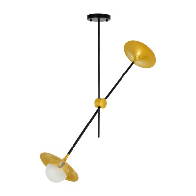 GLOBOSTAR® JOLIET 00778 Μοντέρνο Φωτιστικό Οροφής με Ντουί 2 x G9 AC 220-240V IP20 - Μαύρο & Χρυσό - Μ93 x Π20 x Υ100cm GLOBOSTAR® JOLIET 00778 Μοντέρνο Φωτιστικό Οροφής με Ντουί 2 x G9 AC 220-240V IP20 - Μαύρο & Χρυσό - Μ93 x Π20 x Υ100cm