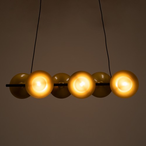 GloboStar® JOLIET 00783 Μοντέρνο Κρεμαστό Φωτιστικό Οροφής Πολύφωτο 6 x G9 AC 230V Μαύρο - Χρυσό Μεταλλικό Πλέγμα Μ95 x Π28 x Υ20cm Διακόσμηση - Φωτισμός - Χαλιά GloboStar® JOLIET 00783 Μοντέρνο Κρεμαστό Φωτιστικό Οροφής Πολύφωτο 6 x G9 AC 230V Μαύρο - Χρυσό Μεταλλικό Πλέγμα Μ95 x Π28 x Υ20cm Διακόσμηση - Φωτισμός - Χαλιά