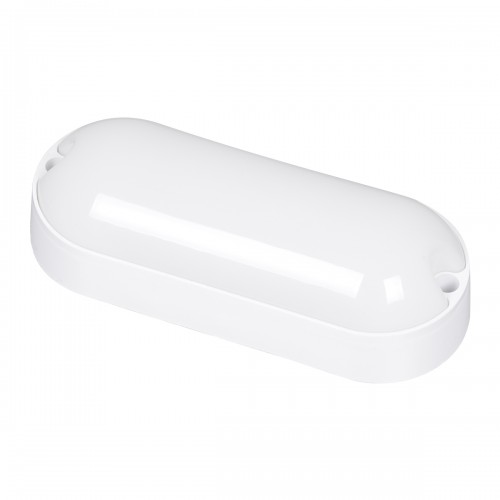 GloboStar® HOMIE 61000 LED Πλαφονιέρα Οροφής - Τοίχου Οβάλ 11W 960lm 150° AC 220-240V Αδιάβροχο IP65 Μ17 x Π7 x Υ4.5cm Ψυχρό Λευκό 6000K - 3 Years Warranty Διακόσμηση - Φως - Χαλιά