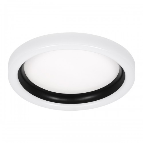 GloboStar® ARIANA 61034 Πλαφονιέρα Οροφής Κύκλος LED CCT 55W 6376lm 120° AC 220-240V - Εναλλαγή Φωτισμού μέσω Τηλεχειριστηρίου All In One Ψυχρό Λευκό 6000k+Φυσικό Λευκό 4500k+Θερμό Λευκό 2700k Dimmable Φ48cm - Μαύρο - 3 Years Warranty Διακόσμηση - Φως - Χ