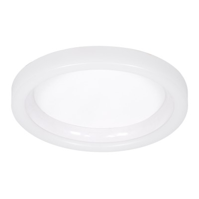 GloboStar® ARIANA 61035 Πλαφονιέρα Οροφής Κύκλος LED CCT 55W 6376lm 120° AC 220-240V - Εναλλαγή Φωτισμού μέσω Τηλεχειριστηρίου All In One Ψυχρό Λευκό 6000k+Φυσικό Λευκό 4500k+Θερμό Λευκό 2700k Dimmable Φ48cm - Λευκό - 3 Years Warranty Διακόσμηση - Φως - Χ