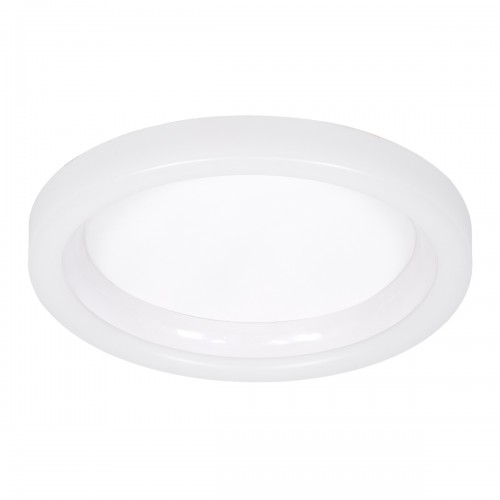 GloboStar® ARIANA 61035 Πλαφονιέρα Οροφής Κύκλος LED CCT 55W 6376lm 120° AC 220-240V - Εναλλαγή Φωτισμού μέσω Τηλεχειριστηρίου All In One Ψυχρό Λευκό 6000k+Φυσικό Λευκό 4500k+Θερμό Λευκό 2700k Dimmable Φ48cm - Λευκό - 3 Years Warranty Διακόσμηση - Φως - Χ