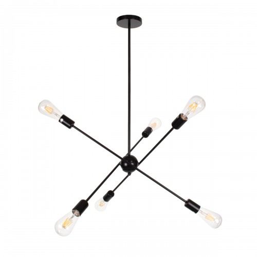 GloboStar® ZANE 00784 Μοντέρνο Φωτιστικό Οροφής Πολύφωτο Μαύρο Μεταλλικό Ράγα Φ70 x Y100cm Διακόσμηση - Φωτισμός - Χαλιά GloboStar® ZANE 00784 Μοντέρνο Φωτιστικό Οροφής Πολύφωτο Μαύρο Μεταλλικό Ράγα Φ70 x Y100cm Διακόσμηση - Φωτισμός - Χαλιά
