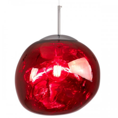 GloboStar® DIXAR 00763 Μοντέρνο Κρεμαστό Φωτιστικό Οροφής Μονόφωτο 1 x E27 Γυάλινο Κόκκινο Φ36 x Υ45cm Διακόσμηση - Φωτισμός - Χαλιά GloboStar® DIXAR 00763 Μοντέρνο Κρεμαστό Φωτιστικό Οροφής Μονόφωτο 1 x E27 Γυάλινο Κόκκινο Φ36 x Υ45cm Διακόσμηση - Φωτισμός - Χαλιά