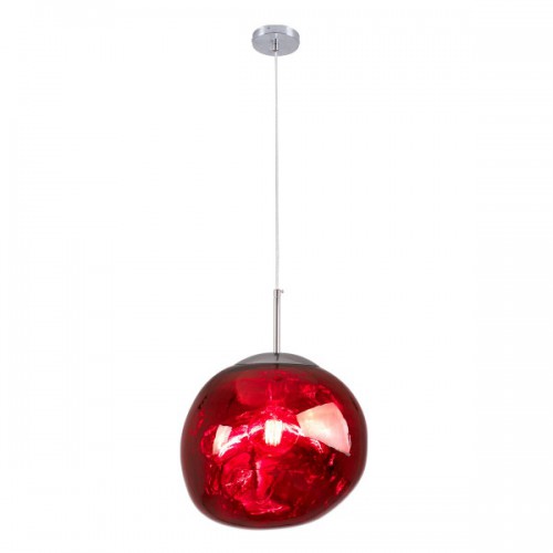 GloboStar® DIXAR 00763 Μοντέρνο Κρεμαστό Φωτιστικό Οροφής Μονόφωτο 1 x E27 Γυάλινο Κόκκινο Φ36 x Υ45cm Διακόσμηση - Φωτισμός - Χαλιά GloboStar® DIXAR 00763 Μοντέρνο Κρεμαστό Φωτιστικό Οροφής Μονόφωτο 1 x E27 Γυάλινο Κόκκινο Φ36 x Υ45cm Διακόσμηση - Φωτισμός - Χαλιά