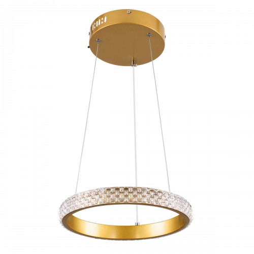 GloboStar® DIAMOND 61127 Κρεμαστό Φωτιστικό Δαχτυλίδι-Κύκλος LED CCT 20W 2356lm 360° AC 220-240V - Εναλλαγή Φωτισμού μέσω Τηλεχειριστηρίου All In One Ψυχρό 6000k+Φυσικό 4500k+Θερμό 2700k Dimmable Φ25cm - Χρυσό Βούρτσας - 3 Years Warranty Διακόσμηση - Φως GloboStar® DIAMOND 61127 Κρεμαστό Φωτιστικό Δαχτυλίδι-Κύκλος LED CCT 20W 2356lm 360° AC 220-240V - Εναλλαγή Φωτισμού μέσω Τηλεχειριστηρίου All In One Ψυχρό 6000k+Φυσικό 4500k+Θερμό 2700k Dimmable Φ25cm - Χρυσό Βούρτσας - 3 Years Warranty Διακόσμηση - Φως