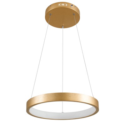 GloboStar® NEMESIS 61157 Κρεμαστό Φωτιστικό Δαχτυλίδι-Κύκλος LED CCT 30W 3513lm 360° AC 220-240V - Εναλλαγή Φωτισμού μέσω Τηλεχειριστηρίου All In One Ψυχρό 6000k+Φυσικό 4500k+Θερμό 2700k Dimmable Φ40cm - Χρυσό Βούρτσας - 3 Years Warranty Διακόσμηση - Φως GloboStar® NEMESIS 61157 Κρεμαστό Φωτιστικό Δαχτυλίδι-Κύκλος LED CCT 30W 3513lm 360° AC 220-240V - Εναλλαγή Φωτισμού μέσω Τηλεχειριστηρίου All In One Ψυχρό 6000k+Φυσικό 4500k+Θερμό 2700k Dimmable Φ40cm - Χρυσό Βούρτσας - 3 Years Warranty Διακόσμηση - Φως