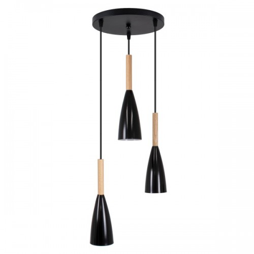 GloboStar® DILLON 00626 Μοντέρνο Κρεμαστό Φωτιστικό Οροφής Τρίφωτο 3 x E27 Μαύρο Μεταλλικό Καμπάνα Φ26 x Υ130cm Διακόσμηση - Φωτισμός - Χαλιά GloboStar® DILLON 00626 Μοντέρνο Κρεμαστό Φωτιστικό Οροφής Τρίφωτο 3 x E27 Μαύρο Μεταλλικό Καμπάνα Φ26 x Υ130cm Διακόσμηση - Φωτισμός - Χαλιά