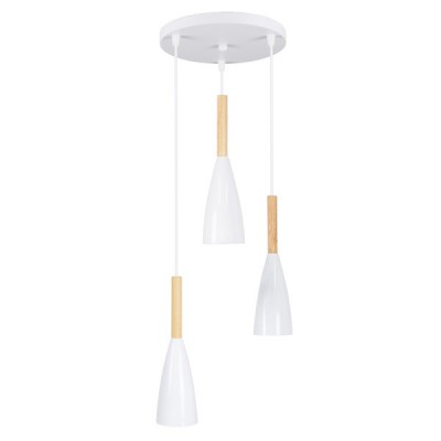 GloboStar® DILLON 00627 Μοντέρνο Κρεμαστό Φωτιστικό Οροφής Τρίφωτο 3 x E27 Λευκό Μεταλλικό Καμπάνα Φ26 x Υ130cm Διακόσμηση - Φωτισμός - Χαλιά GloboStar® DILLON 00627 Μοντέρνο Κρεμαστό Φωτιστικό Οροφής Τρίφωτο 3 x E27 Λευκό Μεταλλικό Καμπάνα Φ26 x Υ130cm Διακόσμηση - Φωτισμός - Χαλιά