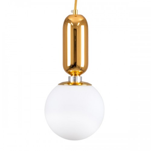 GloboStar® MAVERICK 00943 Μοντέρνο Κρεμαστό Φωτιστικό Οροφής Μονόφωτο 1 x E27 Χρυσό Μεταλλικό Γυάλινο Μπάλα Φ15 x Υ15cm Διακόσμηση - Φωτισμός - Χαλιά GloboStar® MAVERICK 00943 Μοντέρνο Κρεμαστό Φωτιστικό Οροφής Μονόφωτο 1 x E27 Χρυσό Μεταλλικό Γυάλινο Μπάλα Φ15 x Υ15cm Διακόσμηση - Φωτισμός - Χαλιά