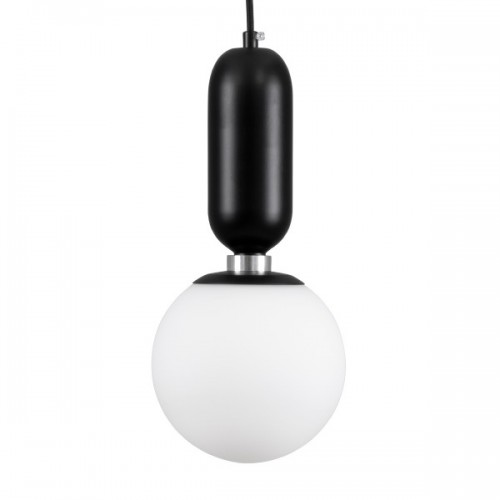 GloboStar® MAVERICK 00945 Μοντέρνο Κρεμαστό Φωτιστικό Οροφής Μονόφωτο 1 x E27 Μαύρο Μεταλλικό Γυάλινο Μπάλα Φ15 x Υ15cm Διακόσμηση - Φωτισμός - Χαλιά GloboStar® MAVERICK 00945 Μοντέρνο Κρεμαστό Φωτιστικό Οροφής Μονόφωτο 1 x E27 Μαύρο Μεταλλικό Γυάλινο Μπάλα Φ15 x Υ15cm Διακόσμηση - Φωτισμός - Χαλιά