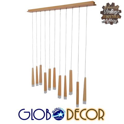GloboStar® CALISTA 10001254 Μοντέρνο Κρεμαστό Φωτιστικό Οροφής Πολύφωτο 11 x LED με Ενσωματωμένο Φωτισμό LED 3000k Μπεζ Ξύλινο Μ120 x Π8 x Υ33cm Διακόσμηση - Φωτισμός - Χαλιά GloboStar® CALISTA 10001254 Μοντέρνο Κρεμαστό Φωτιστικό Οροφής Πολύφωτο 11 x LED με Ενσωματωμένο Φωτισμό LED 3000k Μπεζ Ξύλινο Μ120 x Π8 x Υ33cm Διακόσμηση - Φωτισμός - Χαλιά