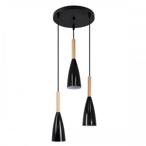 GloboStar® DILLON 00626 Μοντέρνο Κρεμαστό Φωτιστικό Οροφής Τρίφωτο 3 x E27 Μαύρο Μεταλλικό Καμπάνα Φ26 x Υ130cm Διακόσμηση - Φωτισμός - Χαλιά GloboStar® DILLON 00626 Μοντέρνο Κρεμαστό Φωτιστικό Οροφής Τρίφωτο 3 x E27 Μαύρο Μεταλλικό Καμπάνα Φ26 x Υ130cm Διακόσμηση - Φωτισμός - Χαλιά