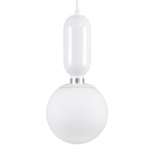 GloboStar® MAVERICK 00944 Μοντέρνο Κρεμαστό Φωτιστικό Οροφής Μονόφωτο 1 x E27 Λευκό Μεταλλικό Γυάλινο Μπάλα Φ15 x Υ15cm Διακόσμηση - Φωτισμός - Χαλιά GloboStar® MAVERICK 00944 Μοντέρνο Κρεμαστό Φωτιστικό Οροφής Μονόφωτο 1 x E27 Λευκό Μεταλλικό Γυάλινο Μπάλα Φ15 x Υ15cm Διακόσμηση - Φωτισμός - Χαλιά