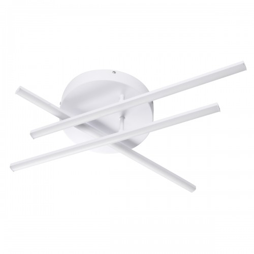 GloboStar® DRACO 61094 Φωτιστικό Οροφής Γραμμικό Linear Design LED CCT 45W 5535lm 120° AC 220-240V - Εναλλαγή Φωτισμού μέσω Τηλεχειριστηρίου All In One Ψυχρό 6000k+Φυσικό 4500k+Θερμό 2700k Dimmable Φ50 x Υ11cm - Λευκό - 3 Years Warranty Διακόσμηση - Φως -