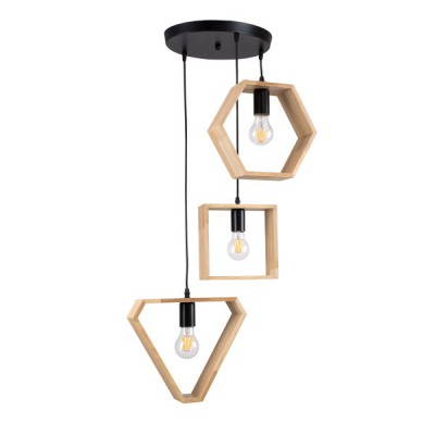 GloboStar® ELISE 00683 Μοντέρνο Κρεμαστό Φωτιστικό Οροφής Τρίφωτο 3 x E27 Μπεζ Μεταλλικό Ξύλινο Δρυς Ράγα Φ55 x Υ130cm Διακόσμηση - Φωτισμός - Χαλιά GloboStar® ELISE 00683 Μοντέρνο Κρεμαστό Φωτιστικό Οροφής Τρίφωτο 3 x E27 Μπεζ Μεταλλικό Ξύλινο Δρυς Ράγα Φ55 x Υ130cm Διακόσμηση - Φωτισμός - Χαλιά
