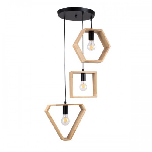 GloboStar® ELISE 00683 Μοντέρνο Κρεμαστό Φωτιστικό Οροφής Τρίφωτο 3 x E27 Μπεζ Μεταλλικό Ξύλινο Δρυς Ράγα Φ55 x Υ130cm Διακόσμηση - Φωτισμός - Χαλιά GloboStar® ELISE 00683 Μοντέρνο Κρεμαστό Φωτιστικό Οροφής Τρίφωτο 3 x E27 Μπεζ Μεταλλικό Ξύλινο Δρυς Ράγα Φ55 x Υ130cm Διακόσμηση - Φωτισμός - Χαλιά