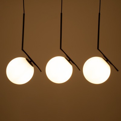 GloboStar® MONROE 00954 Μοντέρνο Κρεμαστό Φωτιστικό Οροφής Τρίφωτο 3 x E27 Μαύρο - Λευκό Μεταλλικό Μπάλα Μ74 x Π25 x Υ50cm Διακόσμηση - Φωτισμός - Χαλιά GloboStar® MONROE 00954 Μοντέρνο Κρεμαστό Φωτιστικό Οροφής Τρίφωτο 3 x E27 Μαύρο - Λευκό Μεταλλικό Μπάλα Μ74 x Π25 x Υ50cm Διακόσμηση - Φωτισμός - Χαλιά