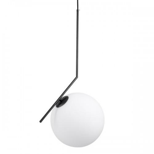 GloboStar® MONROE 00957 Μοντέρνο Κρεμαστό Φωτιστικό Οροφής Μονόφωτο 1 x E27 Μαύρο - Λευκό Μεταλλικό Μπάλα Φ30 x Υ75cm Διακόσμηση - Φωτισμός - Χαλιά GloboStar® MONROE 00957 Μοντέρνο Κρεμαστό Φωτιστικό Οροφής Μονόφωτο 1 x E27 Μαύρο - Λευκό Μεταλλικό Μπάλα Φ30 x Υ75cm Διακόσμηση - Φωτισμός - Χαλιά